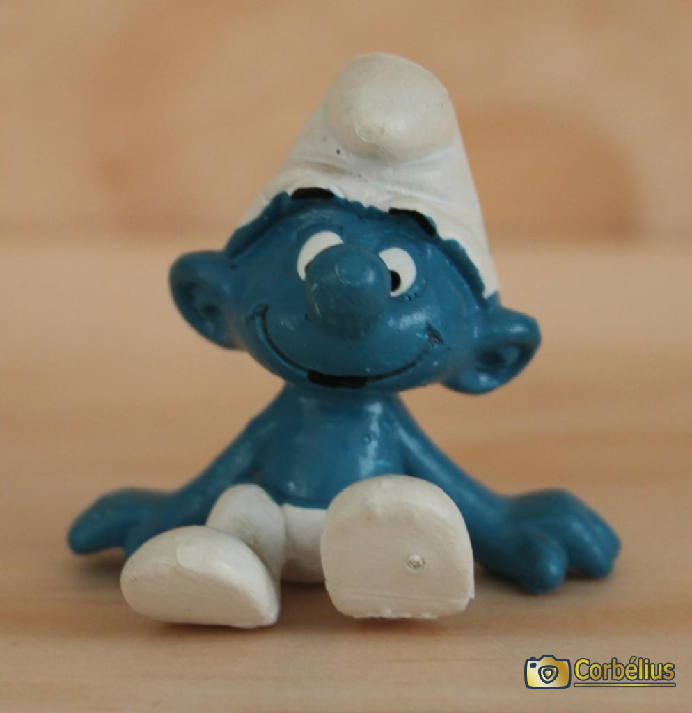 Schtroumpf assis (grand)