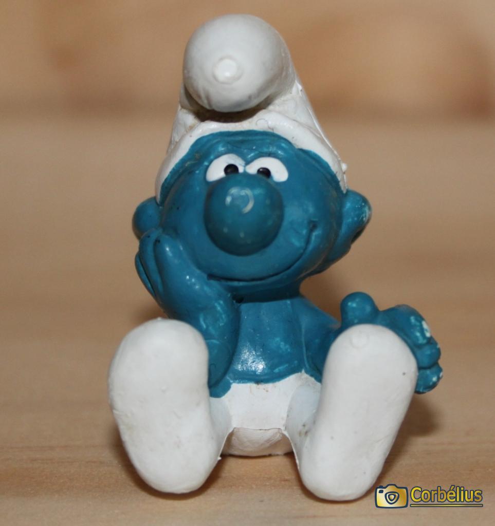 Shtroumpf penseur (petit)