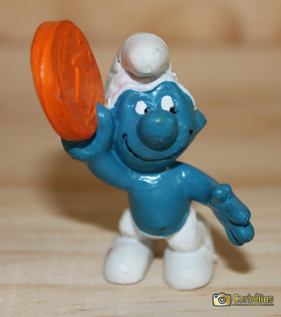 Schtroumpf avec pièce (petit)