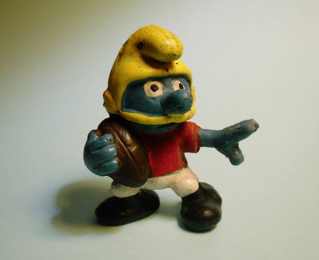 Schtroumpf footballeur américain