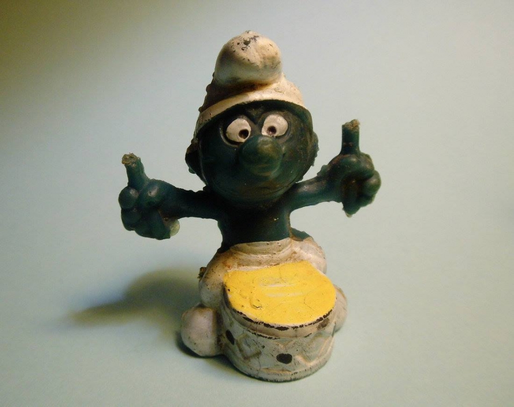 Schtroumpf au tambour