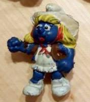 Schtroumpfette cowgirl