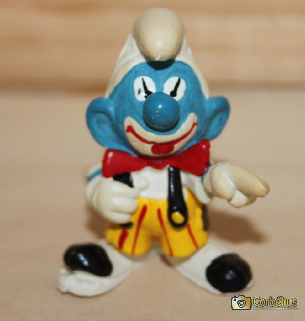 Schtroumpf clown 