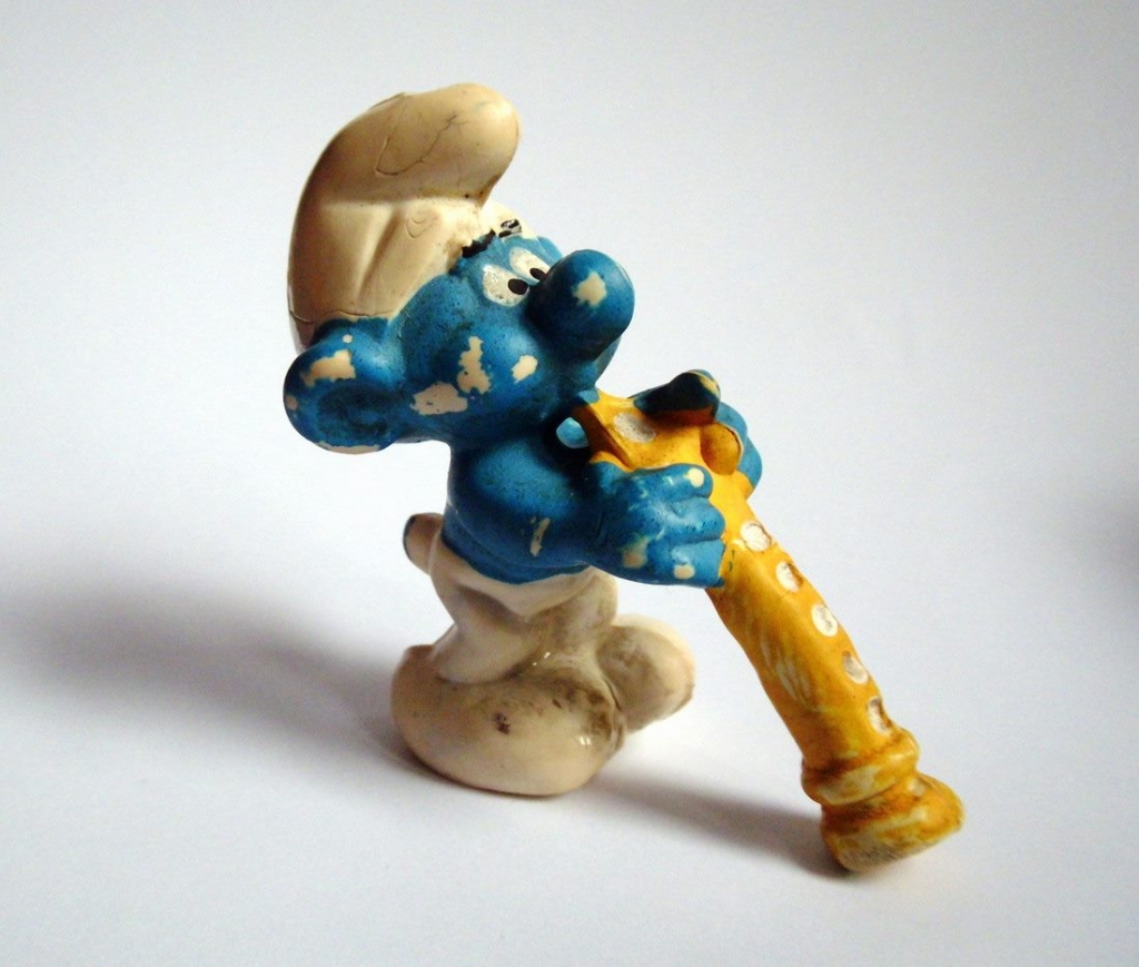 Schtroumpf joueur de flûte