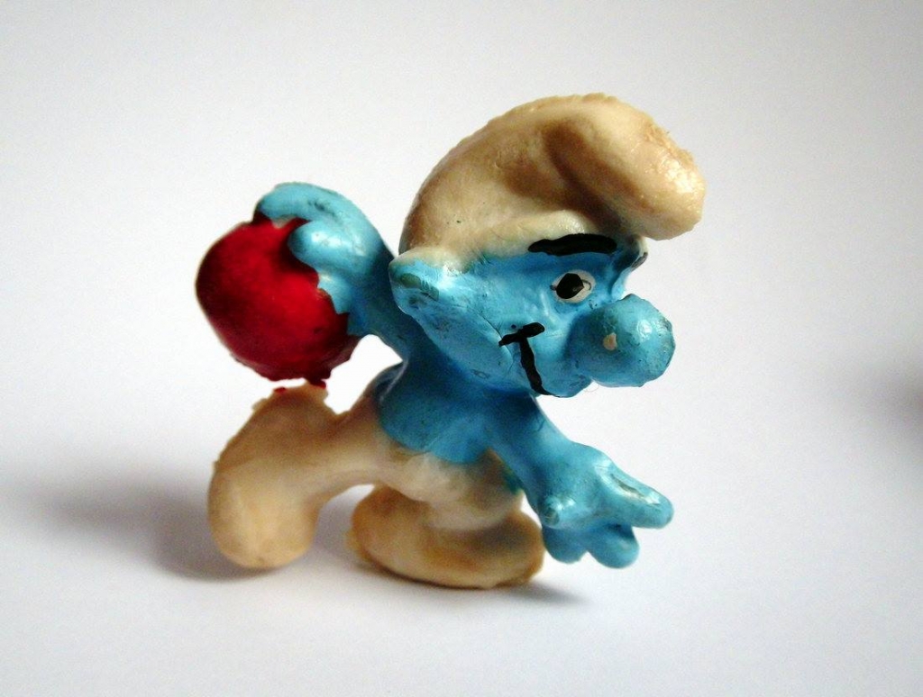 Schtroumpf joueur de bowling