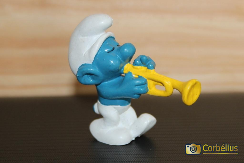 Schtroumpf à la trompette