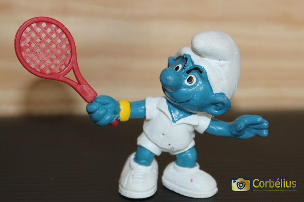 Schtroumpf tennisman