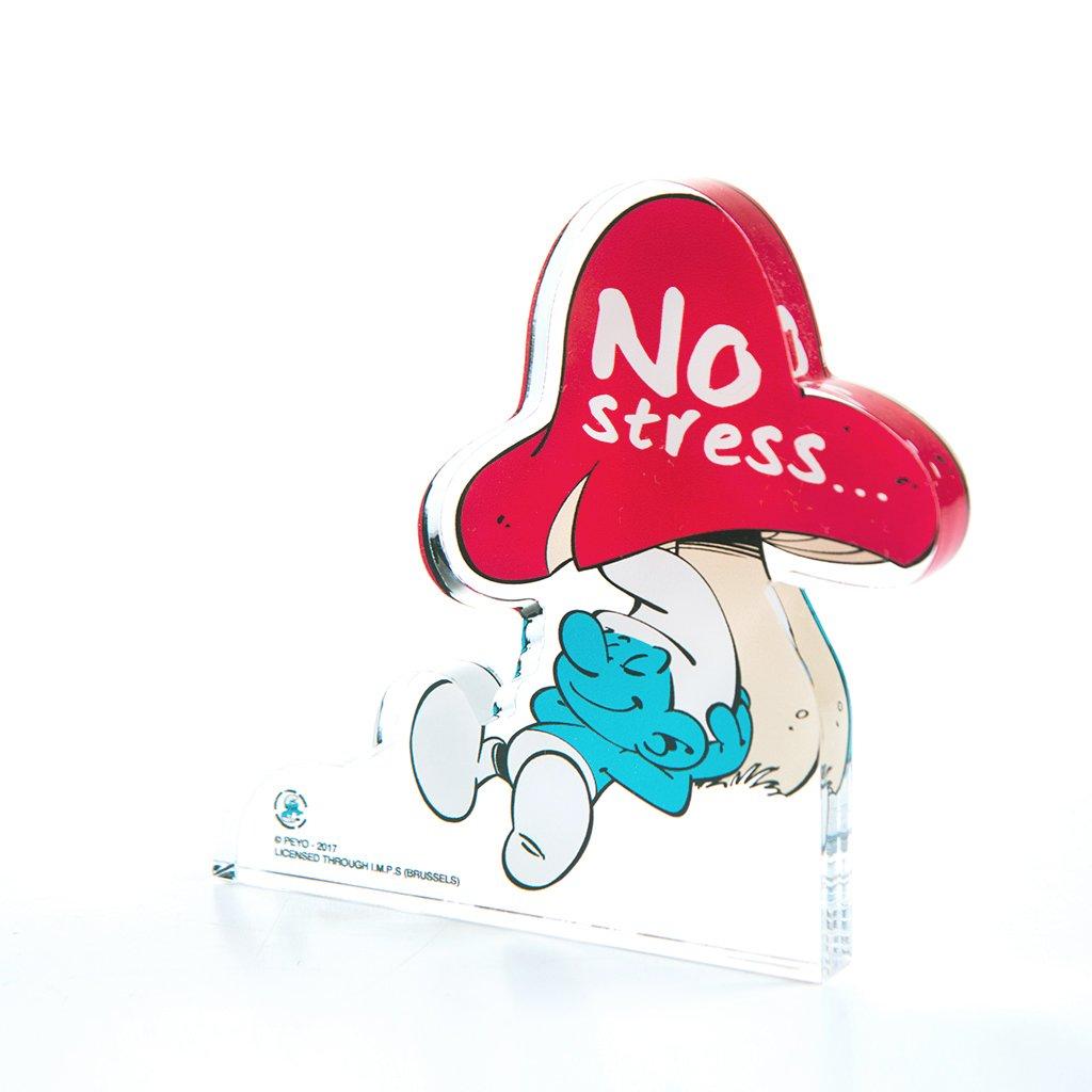 Schtroumpf en Acrylique - No Stress...