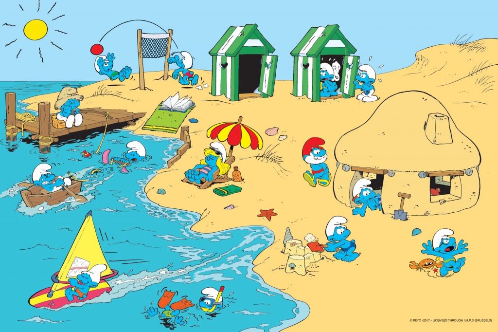 Les Schtroumpfs à la mer