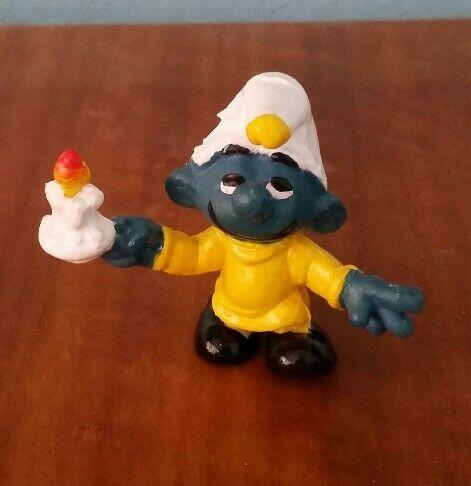 Schtroumpf à la bougie