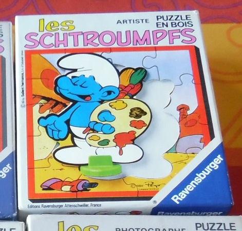 Puzzle Schtroumpf peintre/artiste