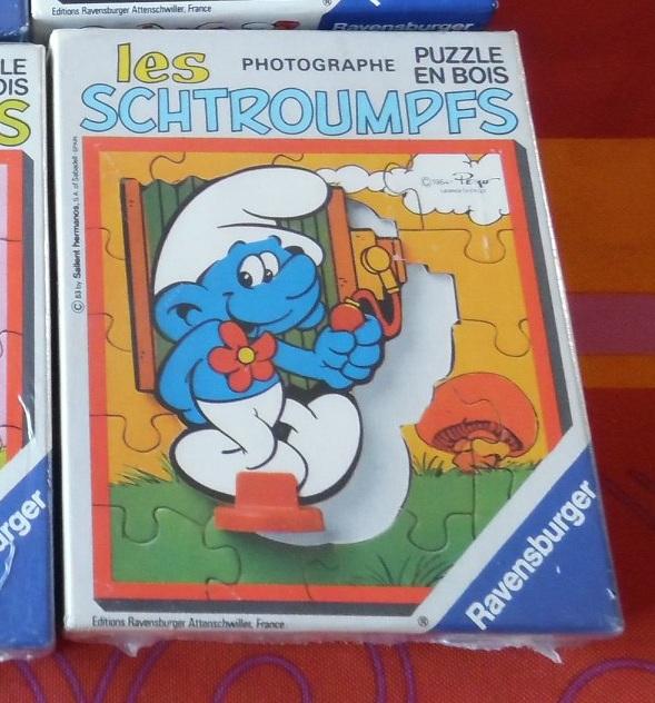 Puzzle Schtroumpf photographe