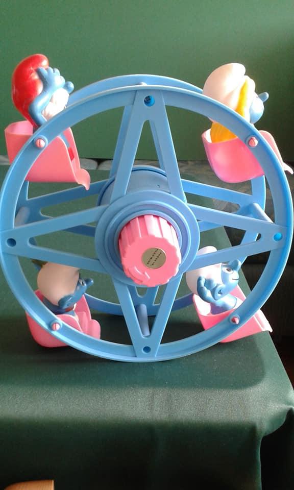 Manège grande roue musicale avec figurines