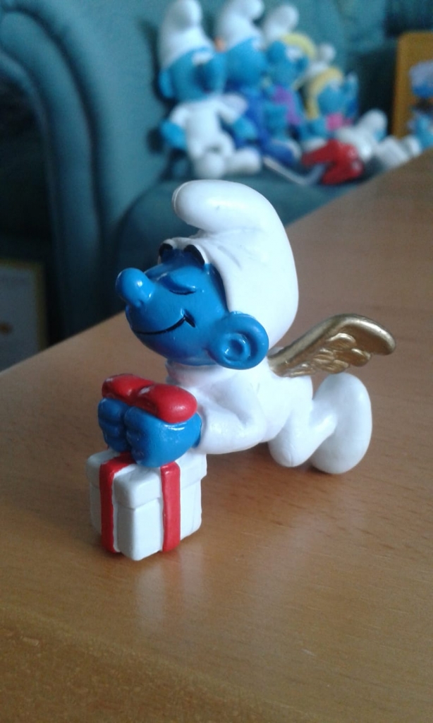 Schtroumpf de Noël ange