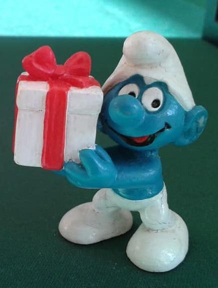 Schtroumpf avec cadeau