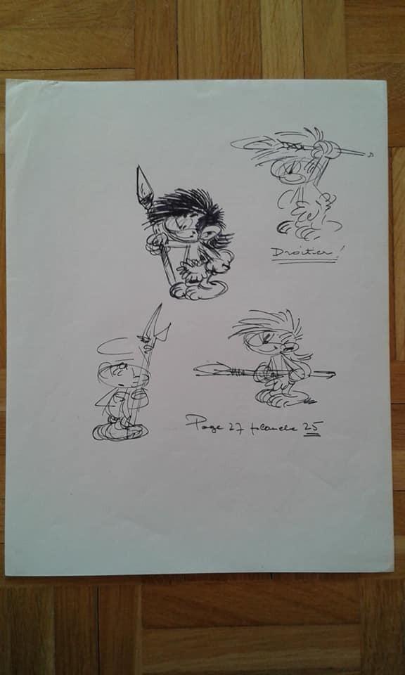 Dessin préparatoire du Schlips