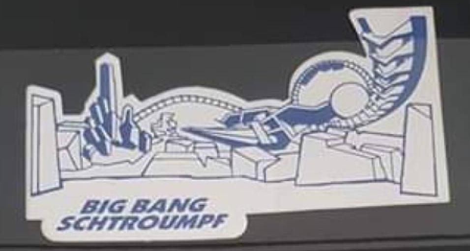 BIG BANG Schtroumpf - Autocollant