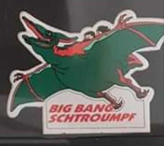 BIG BANG Schtroumpf - Autocollant