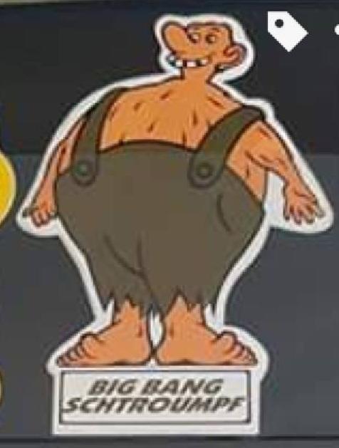 BIG BANG Schtroumpf - Autocollant
