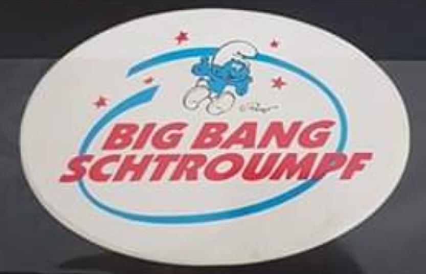 BIG BANG Schtroumpf - Autocollant
