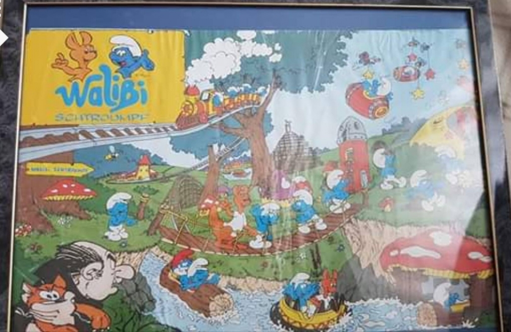 Walibi Schtroumpf - Poster