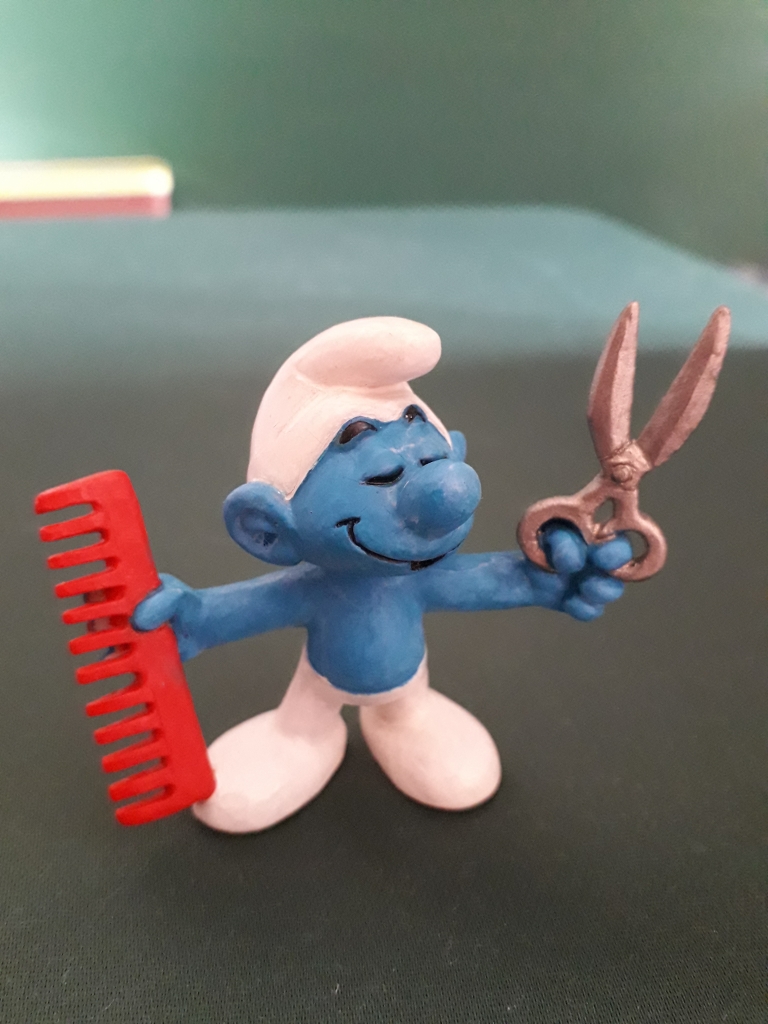 Schtroumpf coiffeur