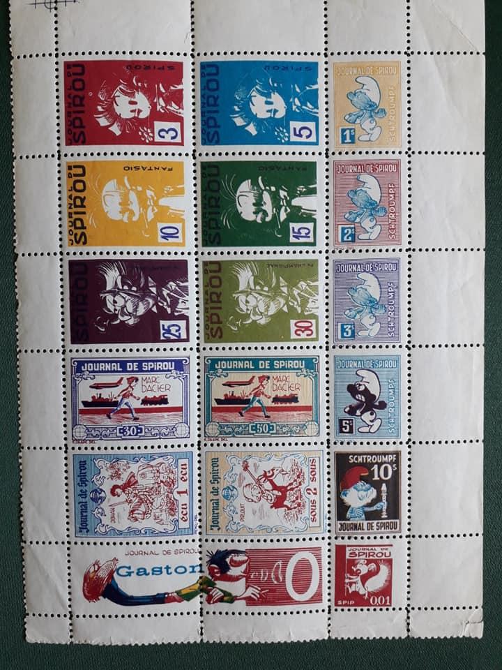 Planche de timbres
