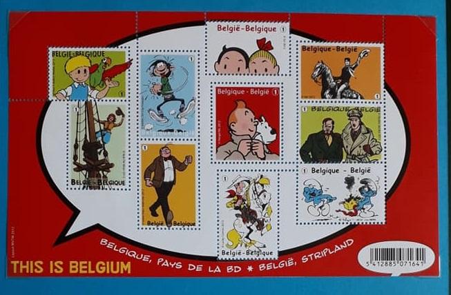 This is Belgium - Feuillet de timbres