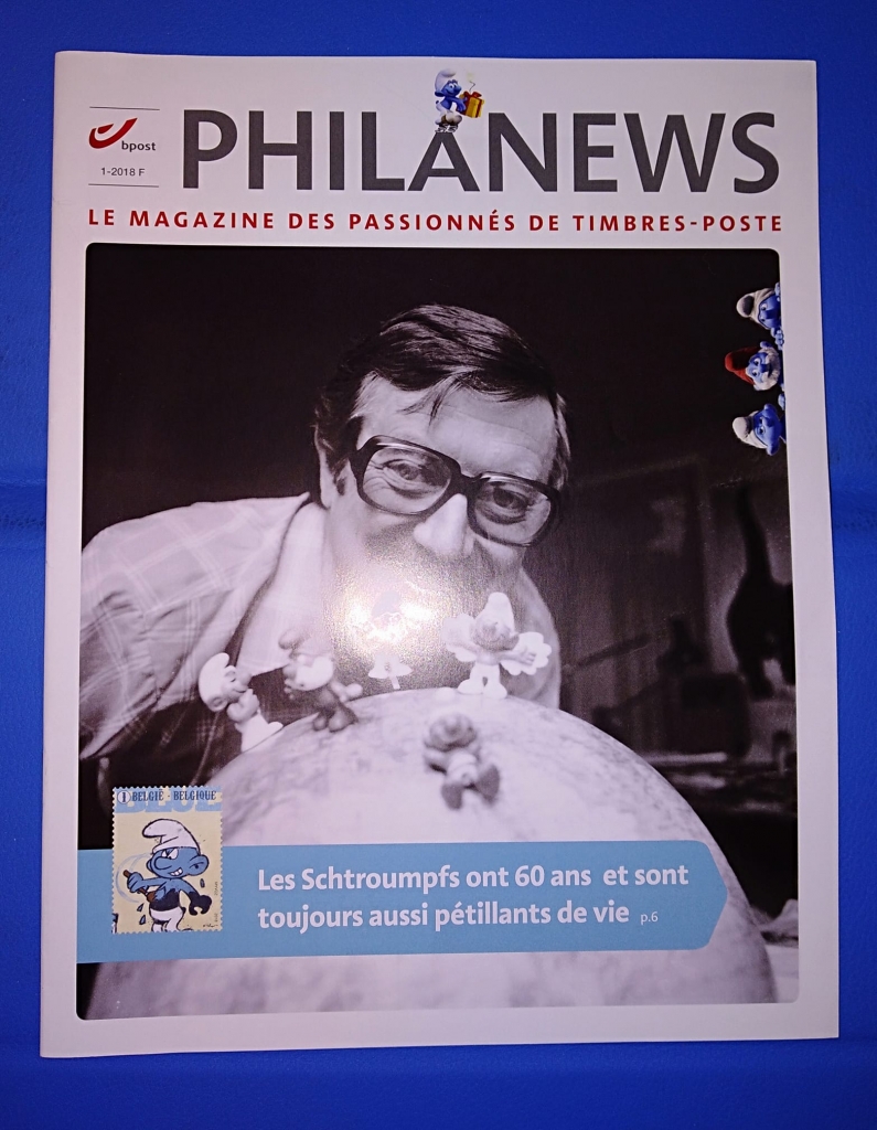 Planche de timbres 60 ans - Magasine