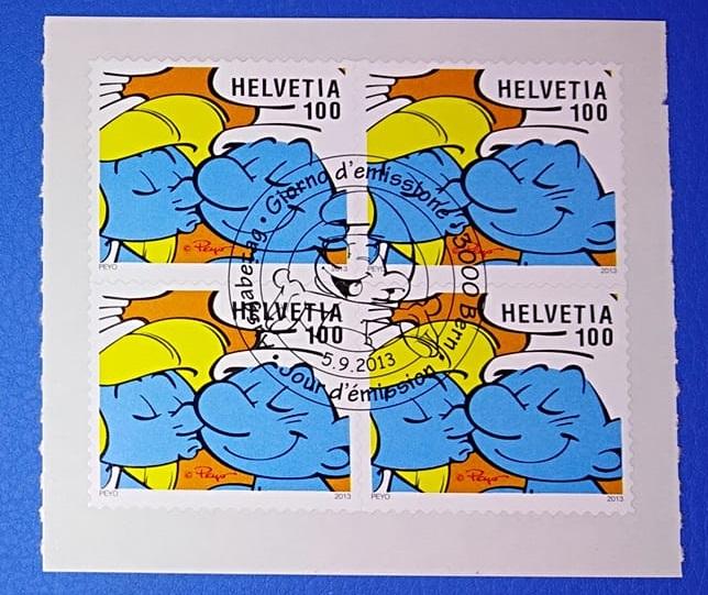 Planche de timbres - Schtroumpfette