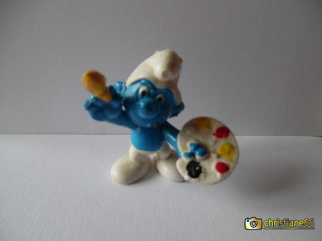 Schtroumpf peintre/artiste