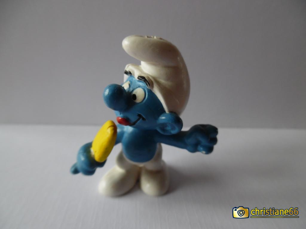 Schtroumpf avec glace