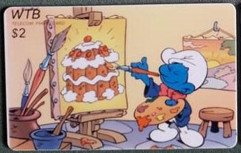 Schtroumpf peintre / artiste