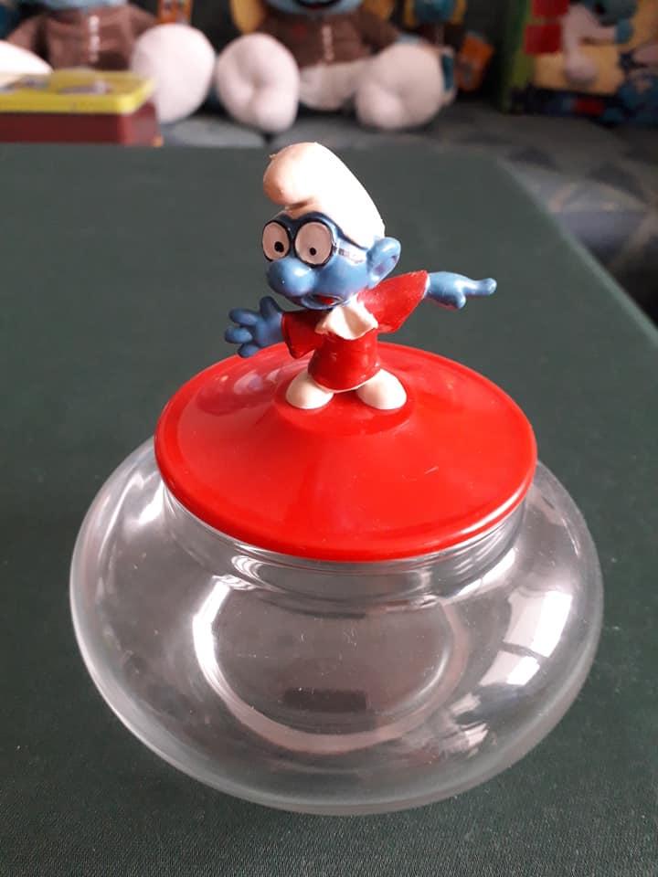 Pot en verre -  Schtroumpf avocat