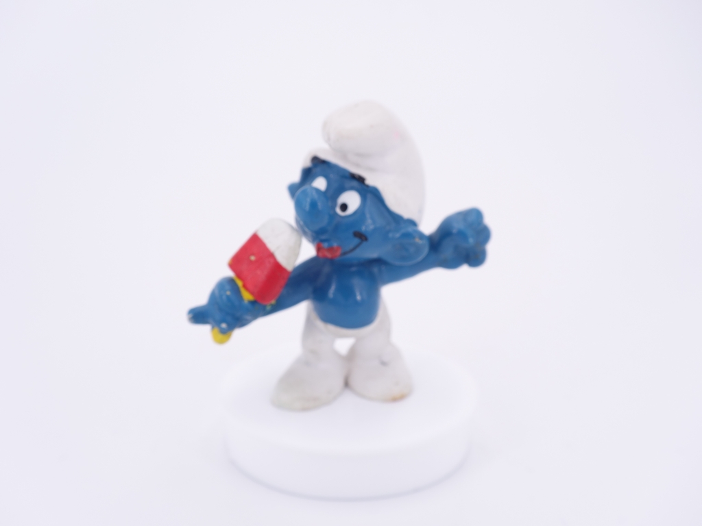 Schtroumpf avec glace