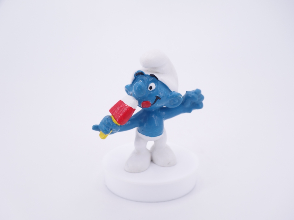 Schtroumpf avec glace