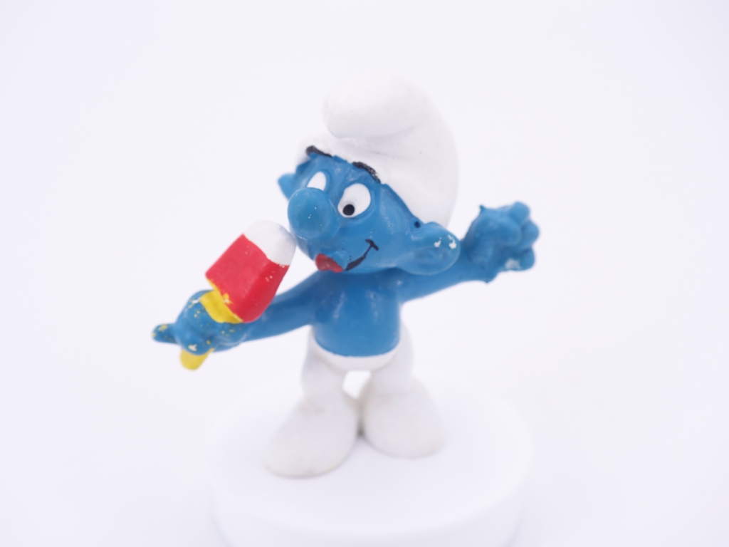 Schtroumpf avec glace