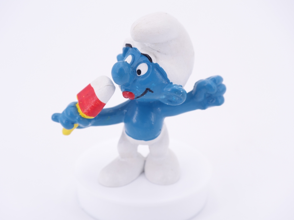 Schtroumpf avec glace