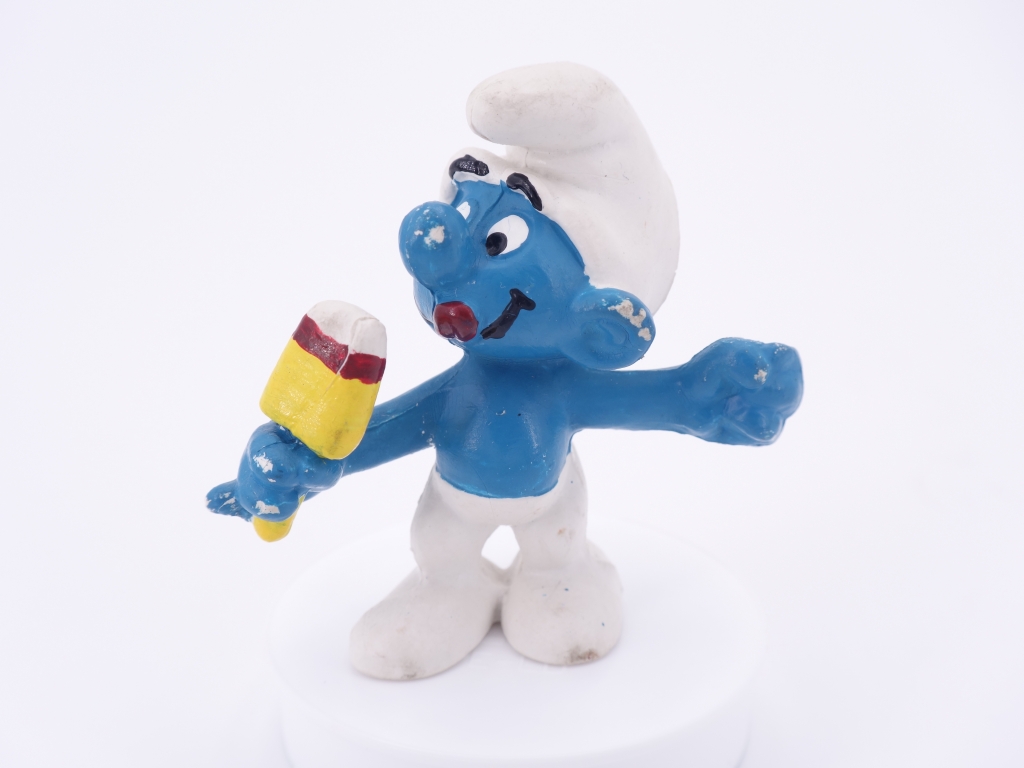Schtroumpf avec glace
