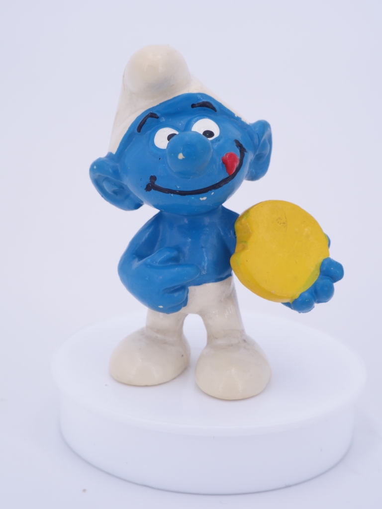 Schtroumpf avec biscuit