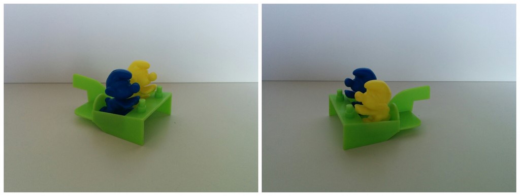 2 Schtroumpfs en plastique