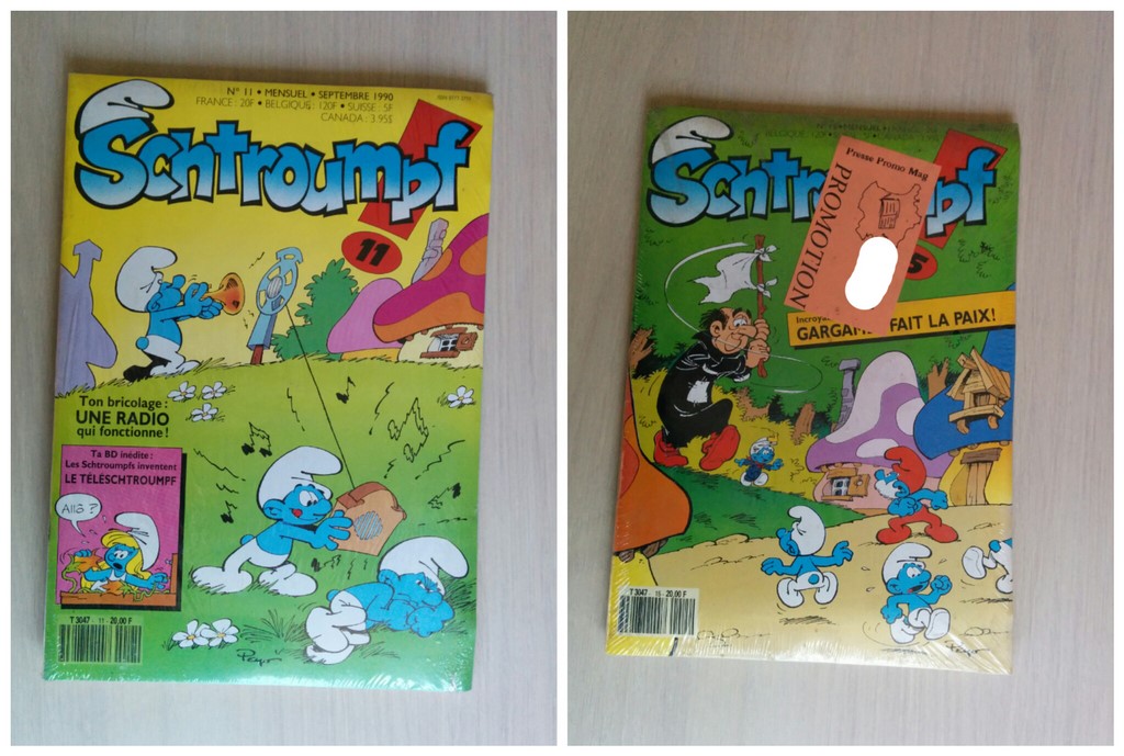 Magazine Schtroumpf en "lot" pour librairie