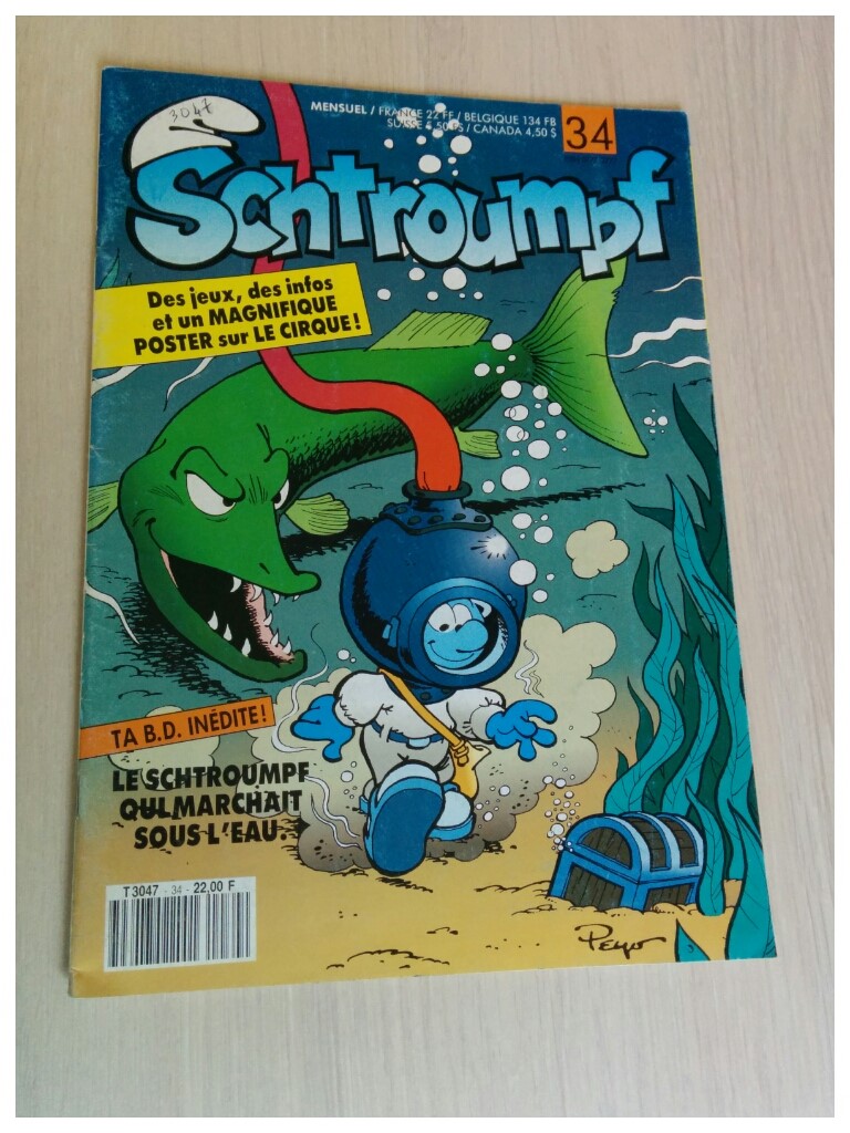 Magazine Schtroumpf numéro 34