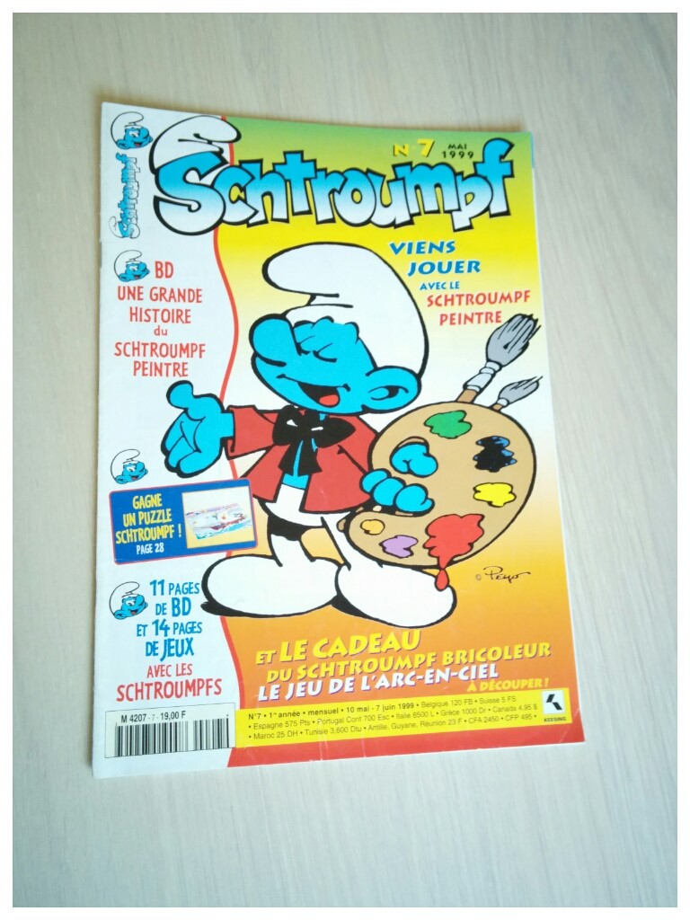 Magazine Schtroumpf numéro 7