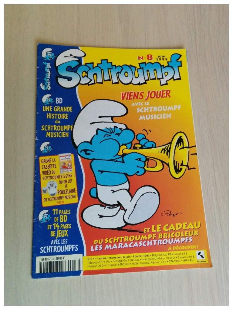 Magazine Schtroumpf numéro 8
