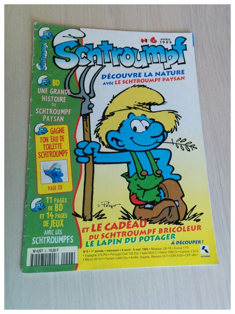 Magazine Schtroumpf numéro 6