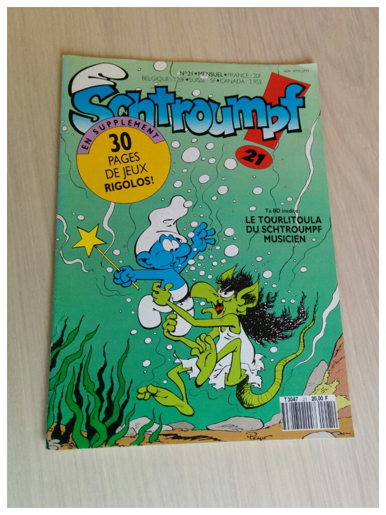 Magazine Schtroumpf numéro 21