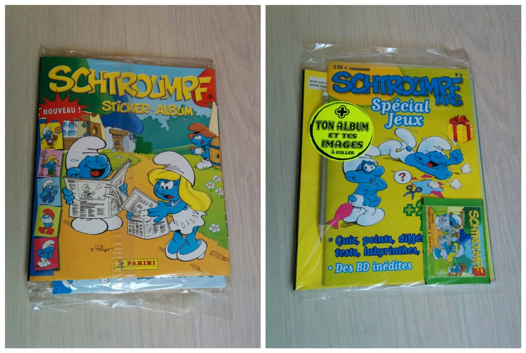 Panini Schtroumpf 2008 & Schtroumpf Mag numéro 6