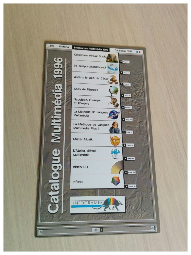 Catalogue Infogrames