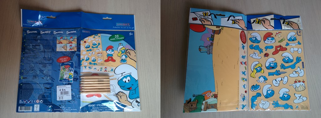 Livre d'autocollants